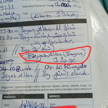 Lizay Garantisinde Yüzüğümün Gramıyla Oynadılar