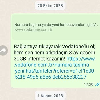 Vodafone Arkadaşını Getir 30 GB
