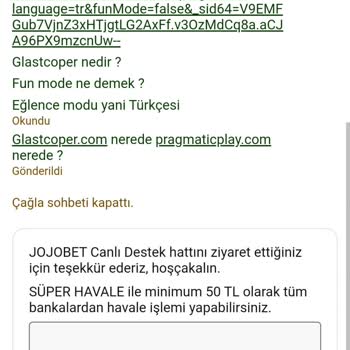 Jojobet'te Kazanç Sağlayamama Sorunu