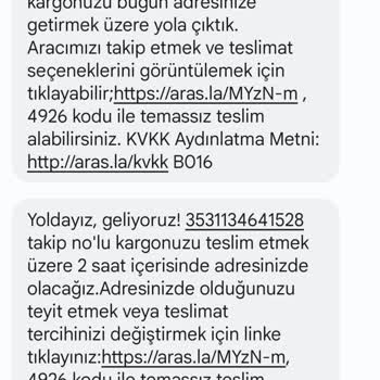 Aras Kargo Tuzla Aydınlı Şubesi Dağıtım Sorunu