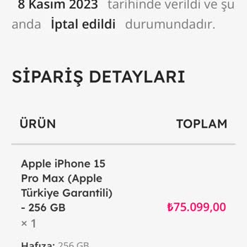 Paazar.com.tr Ürünü Göndermiyor