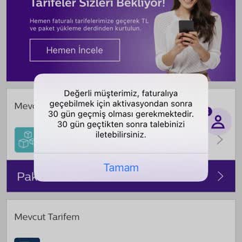Türk Telekom Aktivasyondan Sonra 30 Gün Geçmesi Gerekir