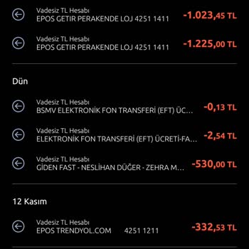 Getir Bilgim Dışı İşlem
