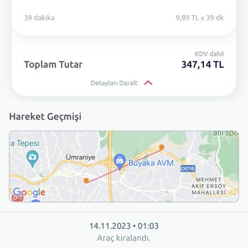 TikTak Kirala Fazla Tutar Çekilmesi