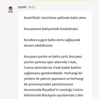 Royalbet Paramı Sildi Bonus Alamadığım Halde