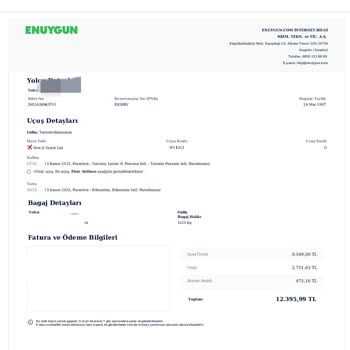 Enuygun.com Uçuş Planım Hayal Kırıklığına Dönüştü