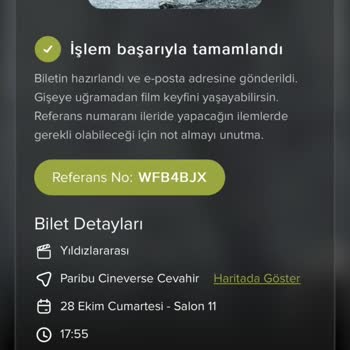 Paribu Cineverse Cineverse İade İşlemi
