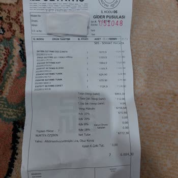 Setrms Ürün Değişim İçin Sadece Fiyat Değil Adet Sayısı Da Aynı Olmalı