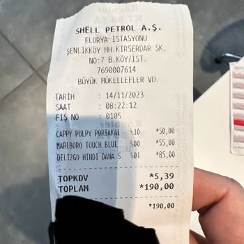Shell Florya Yine Eksik Yine Yanlış Etiket