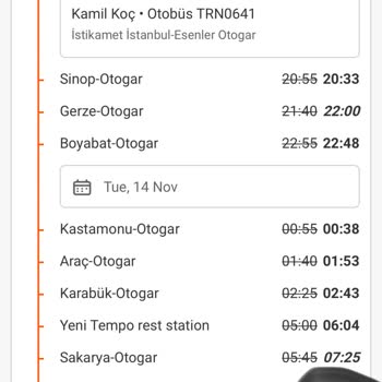 Kamil Koç Çok Kötü Bir Yolculuk