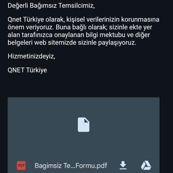 QNET Promosyon İade Talebinde Bulundum