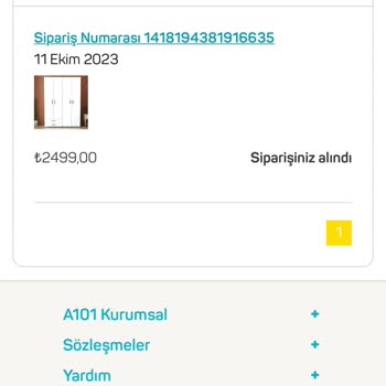 A101 Ürünümü 34 Gündür Teslim Etmiyor