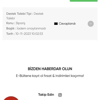 Oykuwear Ücret İademi Yapmıyor