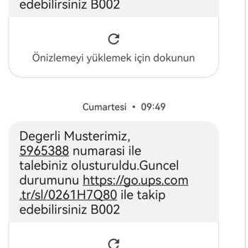 Fenerium Dan Alınan Kargonun İadesi İçin UPS Türkiye Nun Gelmemesi