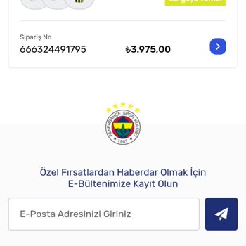 Fenerium Dan Alınan Ürünün UPS Türkiye İadesinde Kargonun Gelmemesi