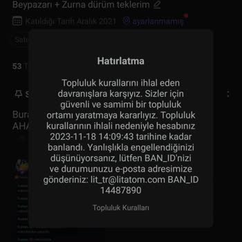 Litmatch'ten Haksız Yere Engel Yedim