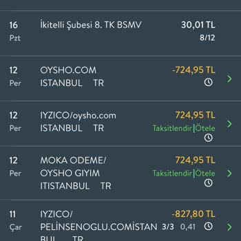 Oysho Paramı İade Etmiyor