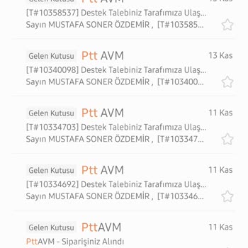 Epttavm'den Satın Alınan Sipariş İptali