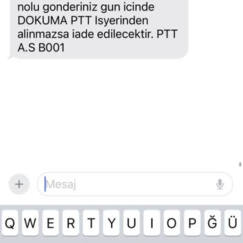PTT Kargo Dağıtıma Çıkmıyor Şubede Bekletiyor