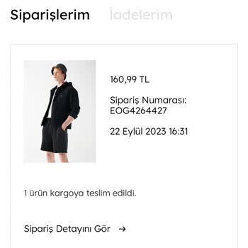 Mavi Jeans Mobil Uygulamadan Yaptığım Alışveriş Teslim Edilmiyor