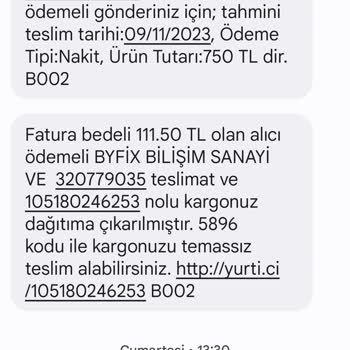 ByFix Servis Garanti Verdikleri Ürüne Ücret Talebi
