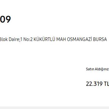 Samsung Firmasının Haksız Sipariş İptali