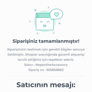 Nepenthe Accessory Ücret Alındı Fakat Siparişime Dair Bir Bilgi Geri Dönüş Yok