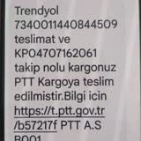 Trendyol Kargo Ve SMS'leri KP04707162061