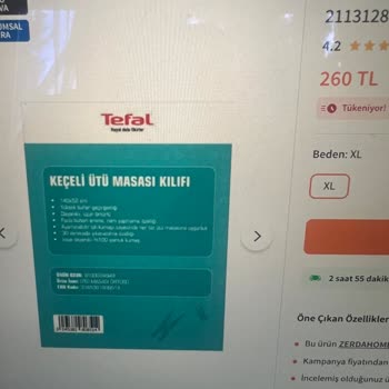 Tefal İndirimde Denilen Ürünün Alışveriş Sitelerinde Çok Daha Ucuz Olması.