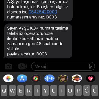 Numaram Vodafone Ye Taşındı Gözüküyor Ben O İsimli Kişi Bile Değilim