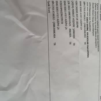 Amazon Şüpheli İşlem Yaptı