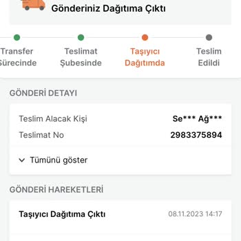 Trendyol Kargom Teslim Edilmiyor