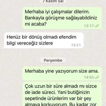 Bircançil Butik Para İadesi Bir Türlü Olmuyor!
