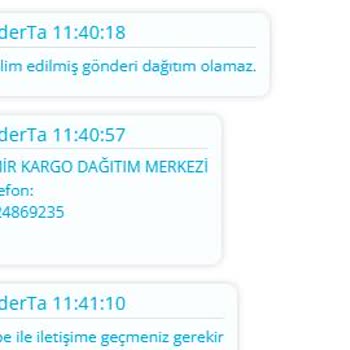 PTT Kargoyu Teslim Etmiyor