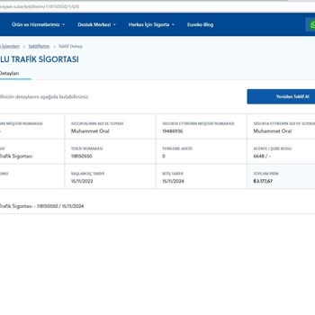 Eureko Sigorta Sebepsiz Fiyat Artışı Yapıyor