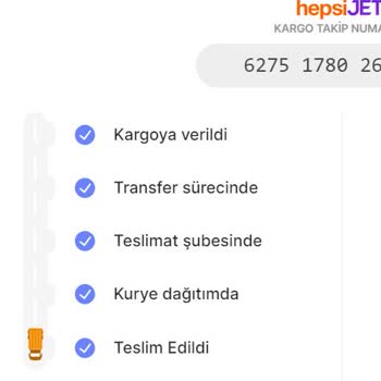 hepsiJET Teslim Edilmeyen Kargomu Teslim Edildi Olarak Gösteren Firma