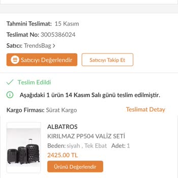 Sürat Kargo Denizli Çamlık Sürat Kargomu Kaybetti