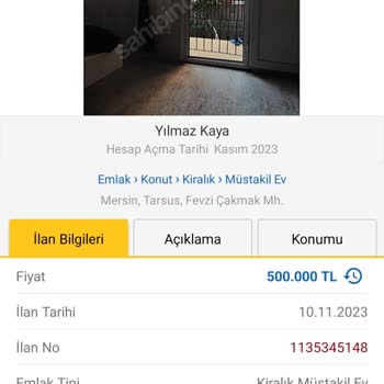 Sahibinden Yıllık 500 Bin Tl İstiyor Bir Müstakil Eve