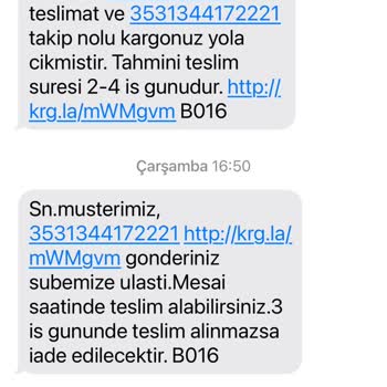 Trendyol'UN Kargo Firması İle İletişimsizliği
