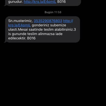 Aras Kargo Ürün Teslimatı Evime Yapılmadı