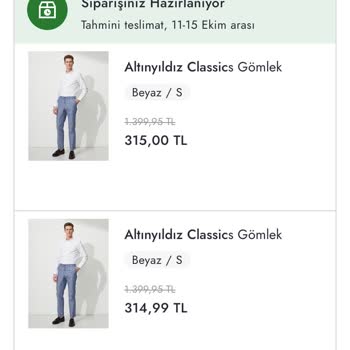 Boyner Mağazacılık Eksik İade
