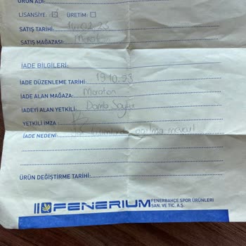 Fenerium'dan Alınan Puma Ayakkabı Mağduriyeti