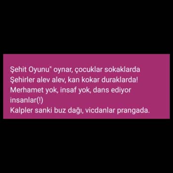 A101 İnsanlık Ölmesin. Vahşete Dur De