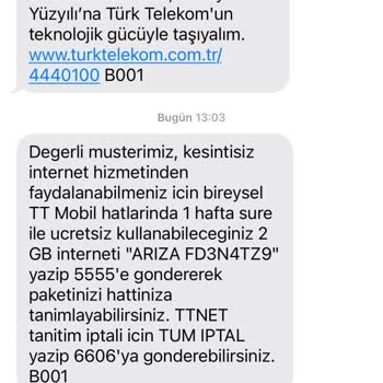 Türk Telekom 1 Aydır İnternet Yok