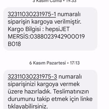 In Street Ürünün Tarafıma Gönderilmemesi