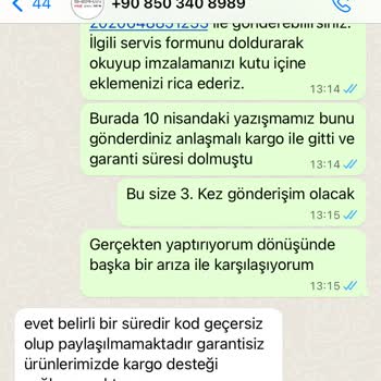 360 Robot Süpürge Teknik Servis Sorunu