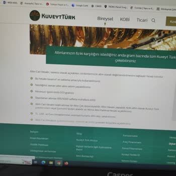 Kuveyt Türk Bankası. Fiziki Altin Alımı