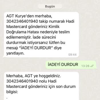 AGT Kurye: Evdeyken Ulaşmayan Gönderi Ve İletişimsizlik
