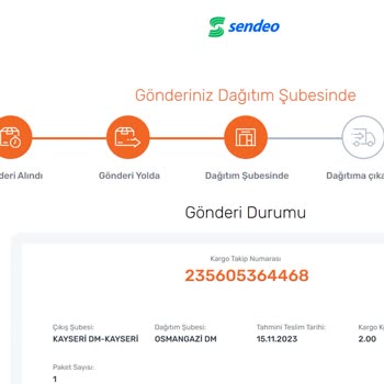 Sendeo Firması Kargomu Teslim Etmiyor!