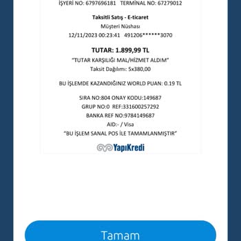 FLO Ayakkabı FLO In Street Ödemesi Alınan Şiparişin İptali Ve Ödemenin İnkarı